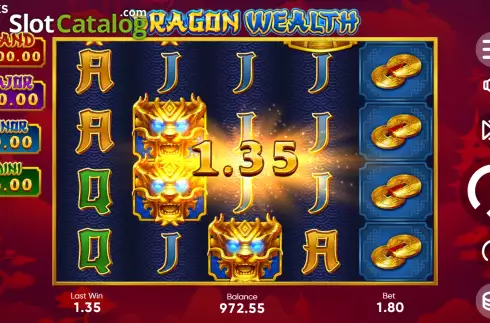Скрин4. Dragon Wealth слот