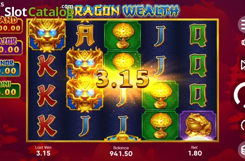 Скрин7. Dragon Wealth слот
