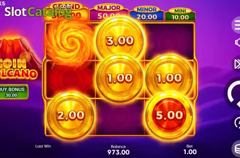 Скрин4. Coin Volcano слот