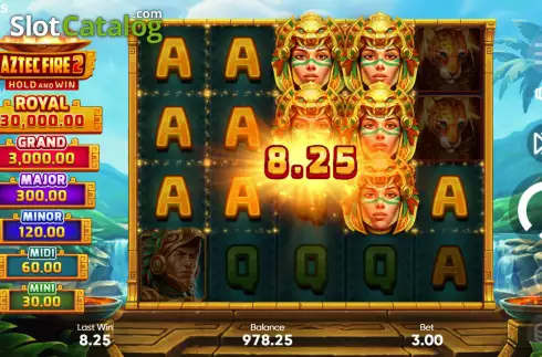 Скрин4. Aztec Fire 2 слот