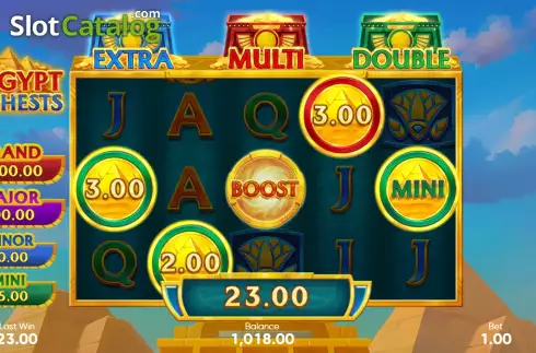 Скрин3. 3 Egypt Chests слот