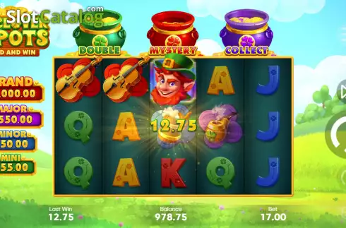 Скрин3. 3 Clover Pots слот