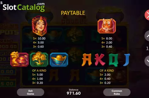 Скрин8. 3 China Pots слот