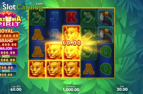 Скрин3. Amazonia Spirit слот