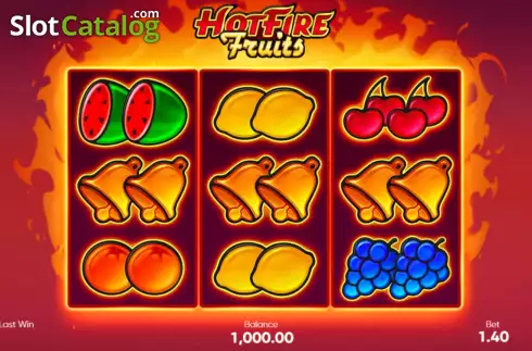 Скрин2. Hot Fire Fruits слот