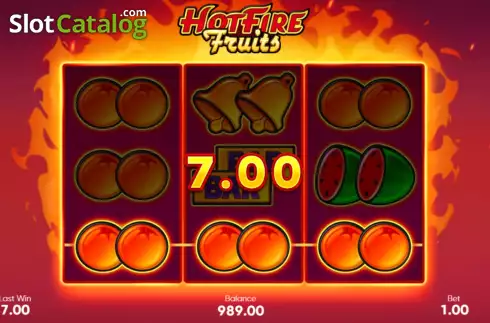 Скрин3. Hot Fire Fruits слот