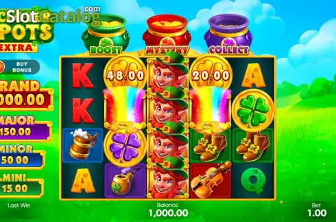 Скрин2. 3 Clover Pots Extra слот