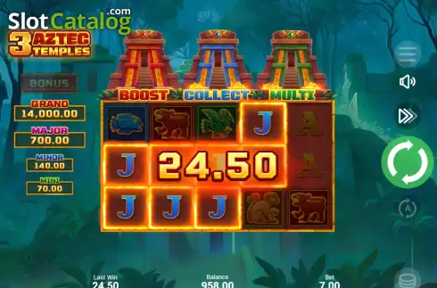 Скрин3. 3 Aztec Temples слот