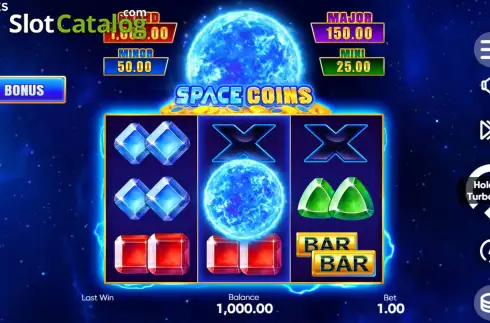Скрин3. Space Coins слот