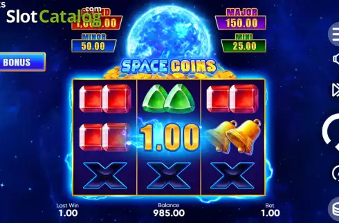 Скрин4. Space Coins слот