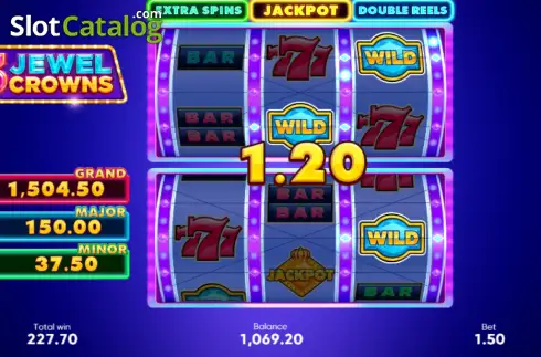 Скрин3. 3 Jewel Crowns слот