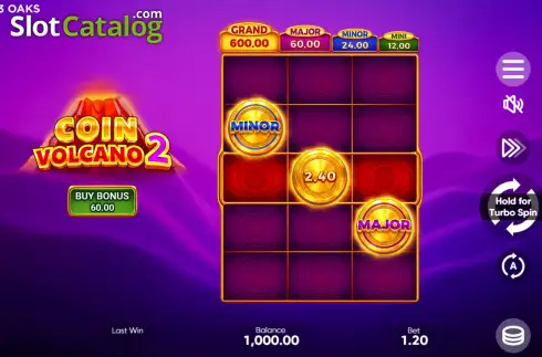 Скрин2. Coin Volcano 2 слот