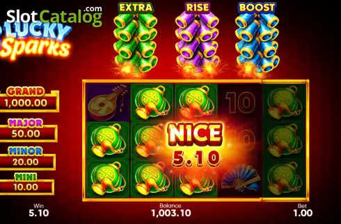 Скрин3. 3 Lucky Sparks слот