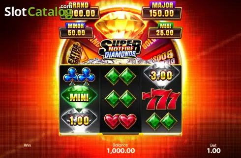 Скрин2. Super Hotfire Diamonds слот