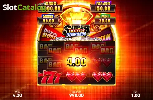 Скрин3. Super Hotfire Diamonds слот