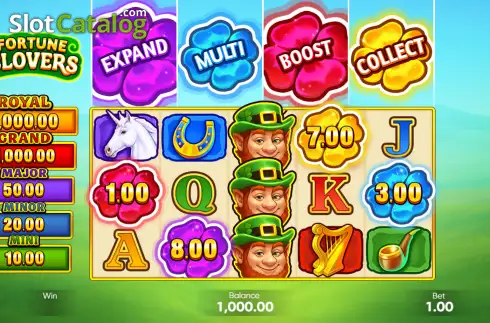 Скрин2. 4 Fortune Clovers слот