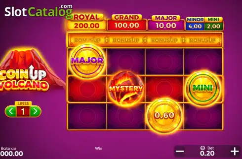 Скрин2. Coin UP Volcano слот