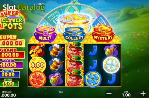 Скрин2. 4 Super Clover Pots слот