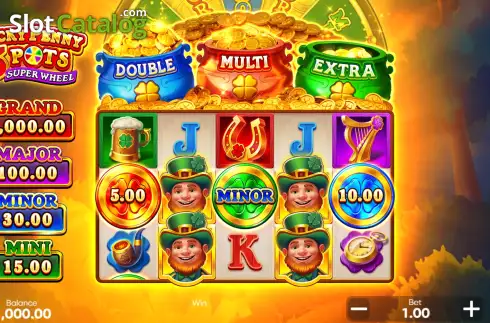 Скрин2. Lucky Penny 3 Pots: Super Wheel слот