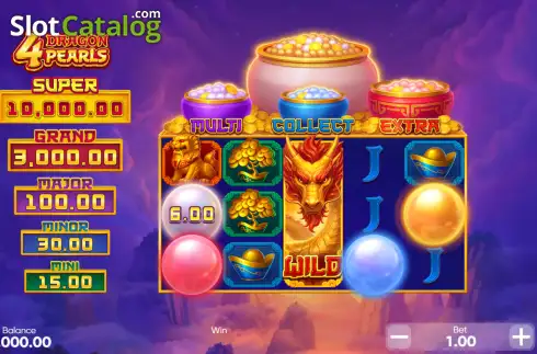 Скрин2. 4 Dragon Pearls слот