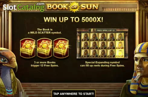 Скрин2. Book of Sun слот