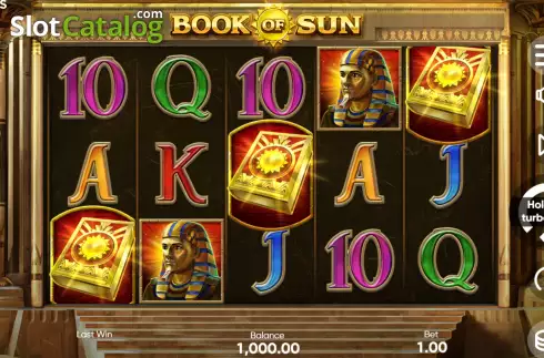 Скрин3. Book of Sun слот