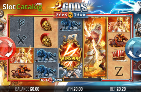 Скрин5. 2 Gods Zeus vs Thor слот