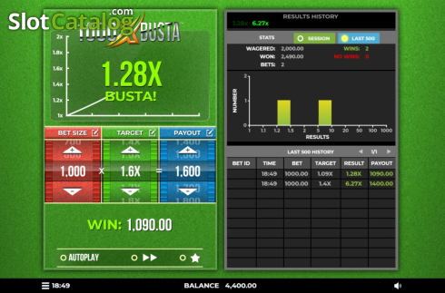 Скрин4. 1000x Busta слот