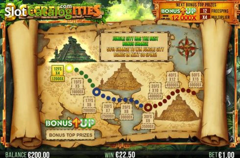 Скрин9. 3 Secret Cities слот