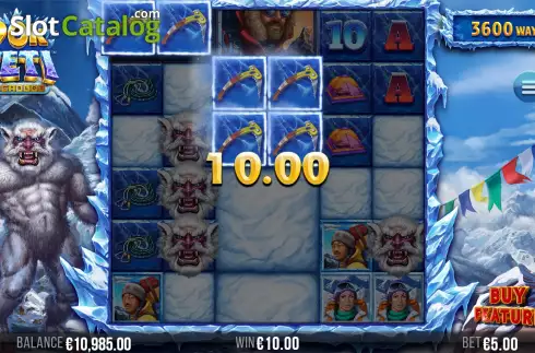 Скрин3. 90K Yeti Gigablox слот