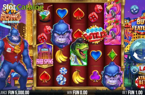 Скрин3. 9K Kong in Vegas слот