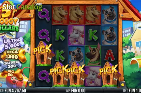 Скрин6. 5 Doggy Dollars слот