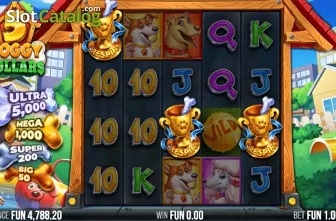 Скрин8. 5 Doggy Dollars слот