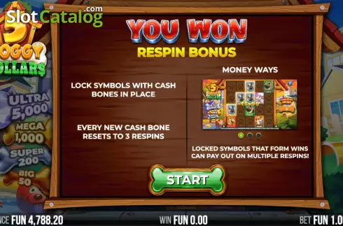 Скрин9. 5 Doggy Dollars слот