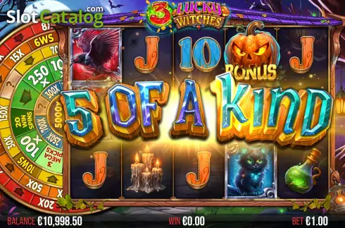 Скрин5. 3 Lucky Witches слот