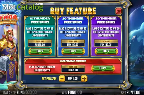 Скрин3. 21 Thor Lightning Ways слот