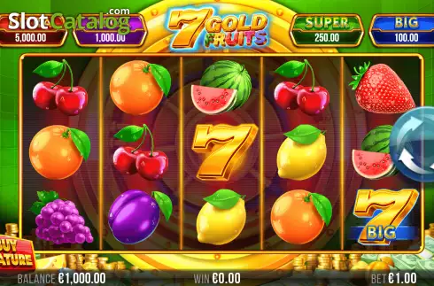 Скрин3. 7 Gold Fruits слот