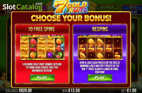 Скрин6. 7 Gold Fruits слот