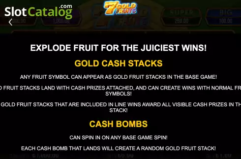 Скрин9. 7 Gold Fruits слот