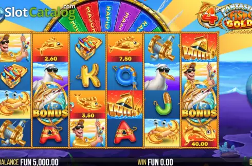 Скрин2. 4 Fantastic Fish Gold Dream Drop слот
