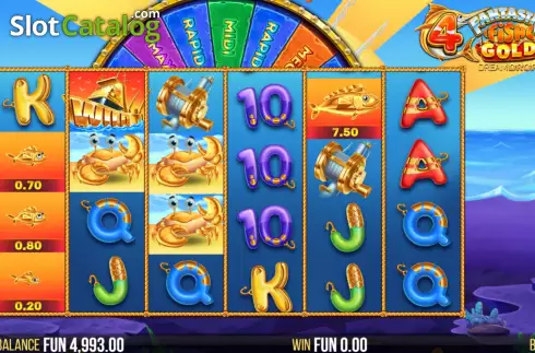 Скрин3. 4 Fantastic Fish Gold Dream Drop слот