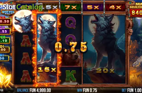 Скрин3. 5 Wild Wolves слот