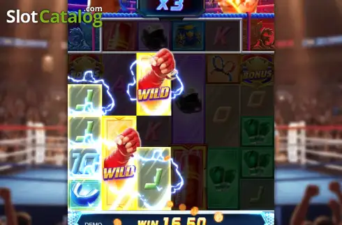 Скрин3. Fiery Boxing слот