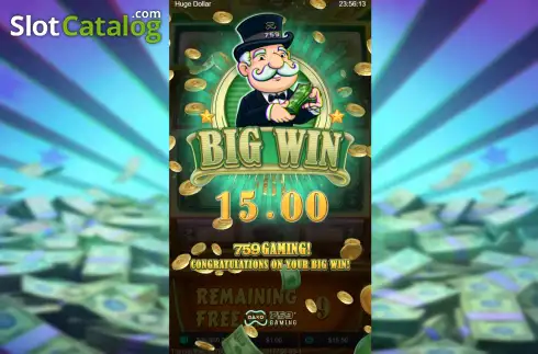 Скрин3. Huge Dollar слот