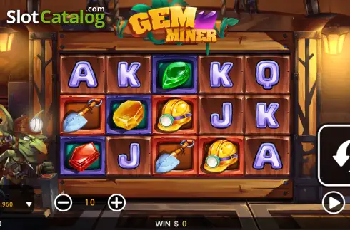 Скрин2. Gem Miner (759 Gaming) слот