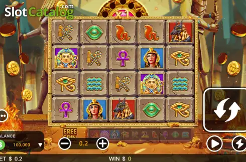 Скрин2. Pharaoh Coins слот