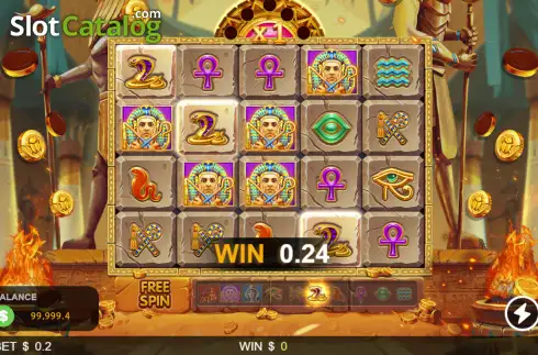 Скрин3. Pharaoh Coins слот