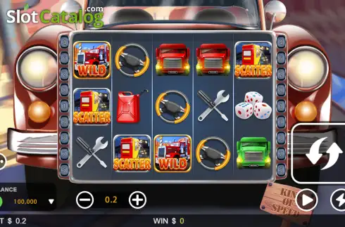 Скрин2. King of Speed слот