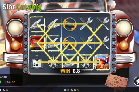 Скрин3. King of Speed слот
