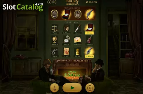 Скрин4. Bucks Detective слот